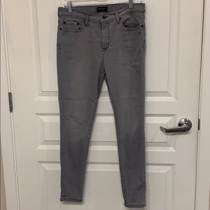 Banana Republic Gray Sculpt Skinny Petite Jean